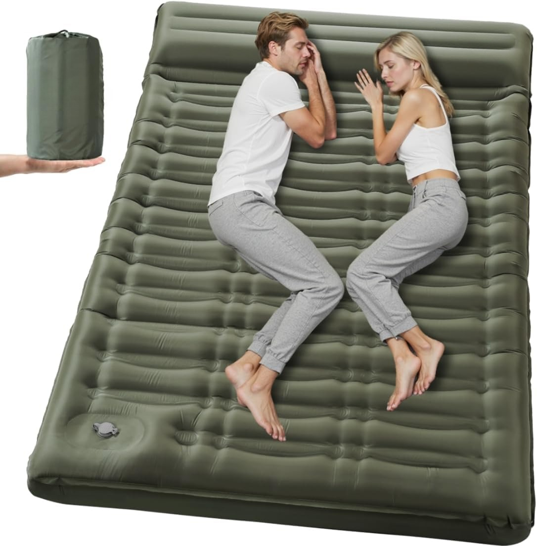 Outdoor Camping Inflatable Tent - 5,5 Zoll große, ultraleichte, aufblasbare Campingmatte