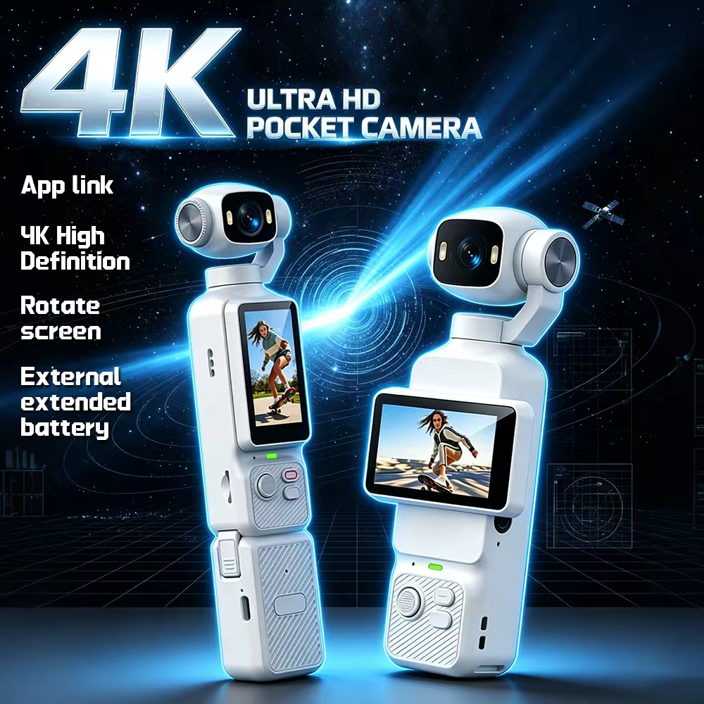 Outdoor Camping Japan - LK-033 4K Pocket Handheld Gimbal Actionkamera