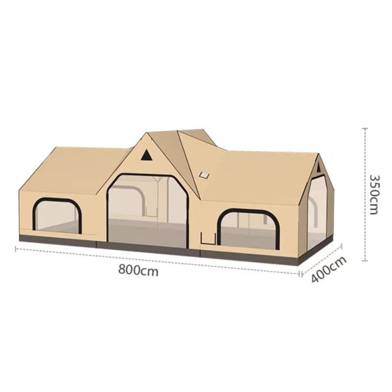 Outdoor Camping Inflatable Tent - 32,0 Quadratmeter Schnell Aufzubauendes Outdoor-Camping-Zelt mit