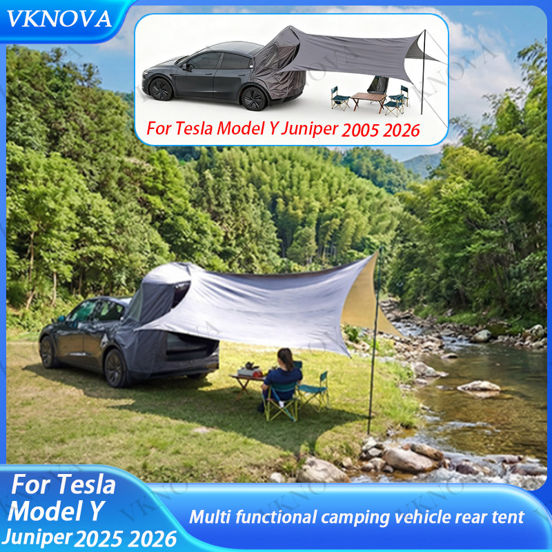 Outdoor Camping Car Tail Tent - Für Tesla Model Y Camping Auto-Heckzelt