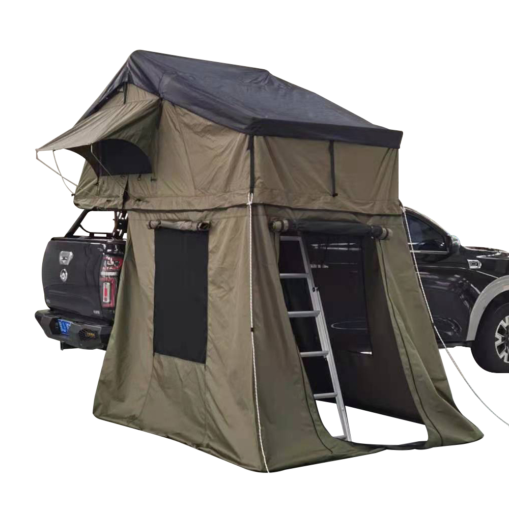 Outdoor Camping Car Tent - Wasserdichtes Sonnenschutz-Faltzelt für Autodach, Familien-Camping-Outdoor-Zelt mit