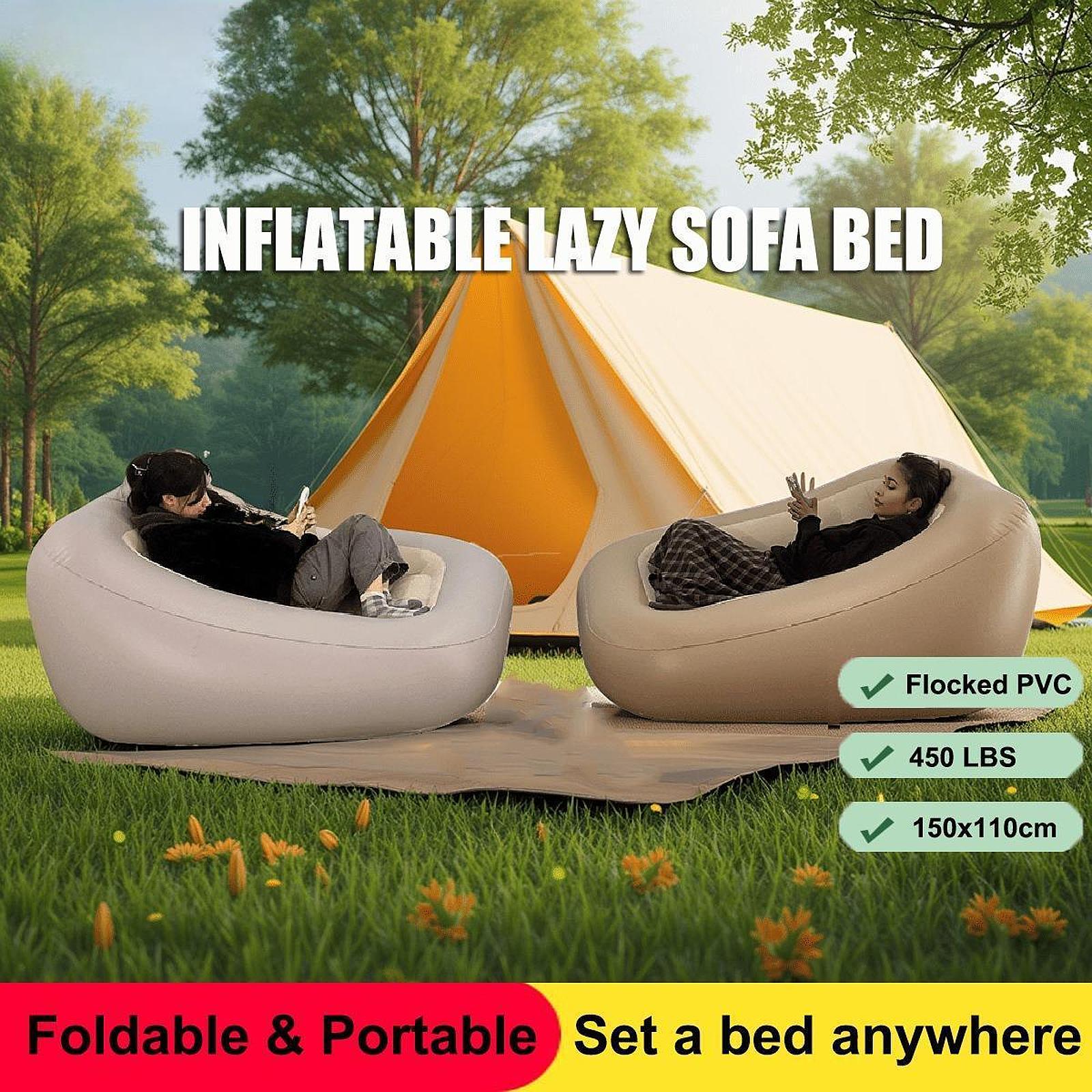 Bed Outdoor Camping - Aufblasbares Sofa, Klappstuhl, Luftbett, Reise- und