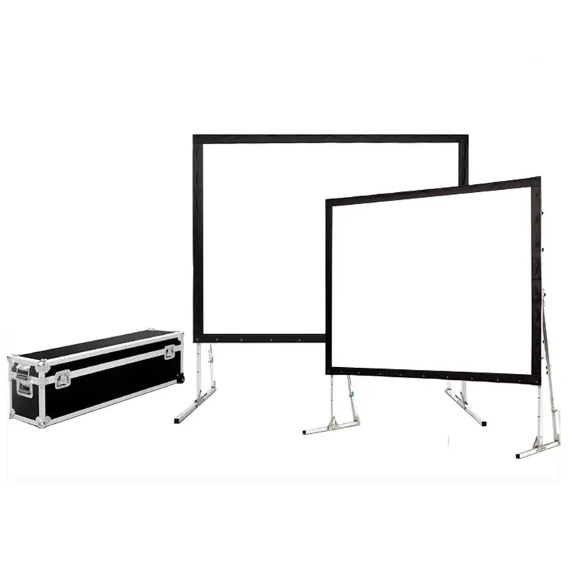Outdoor Camping Events 2026 - 300 Zoll Schnell Faltbare Outdoor-Projektionsleinwand Tragbare