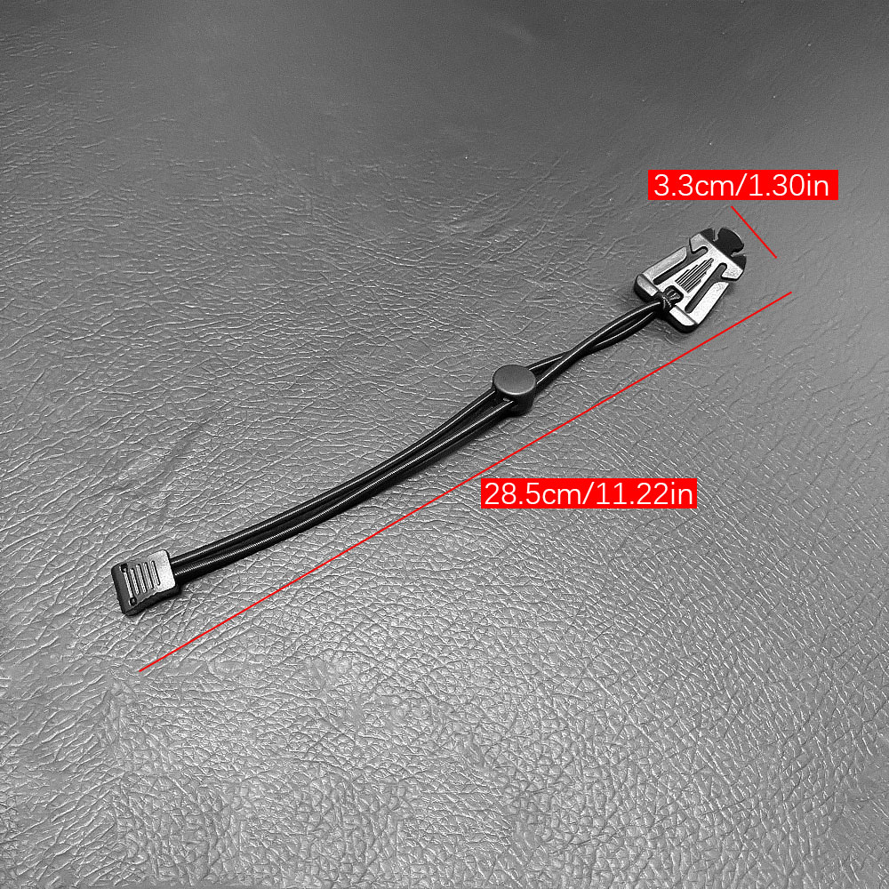 Outdoor Camping Equipment - Taschenlampen-Clip für Outdoor-Rucksäcke mit Elastischem Seil