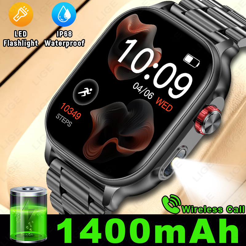 Outdoor Camping Japan - LIGE Neue Smartwatch mit 1400mAh Akku