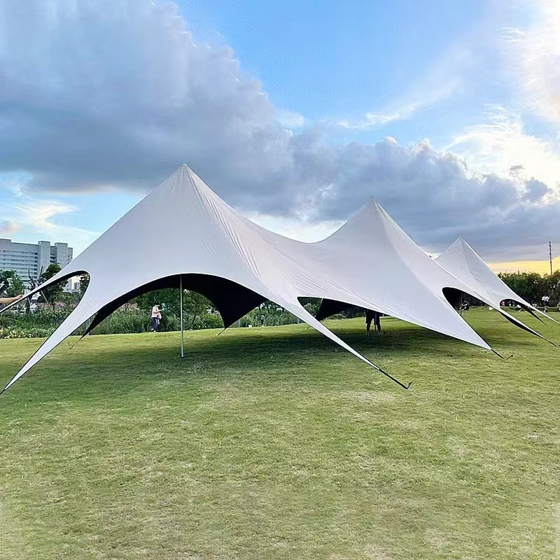 Outdoor Camping Events 2026 - 2026 20M Großes Luxus-Outdoor-Camping-Zelt mit Überdachung