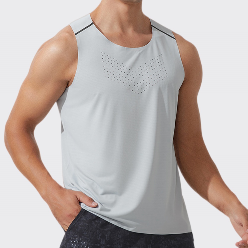 Outdoor Camping Equipment - Herren Gym-Weste Schnelltrocknend Lauf-Workout Ärmelloses Shirt
