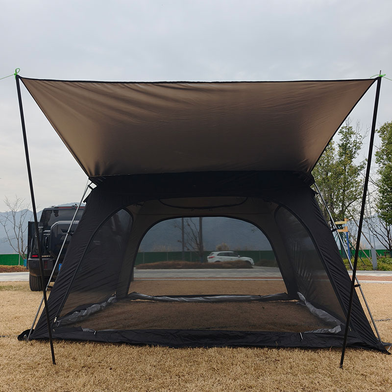 Outdoor Camping Car Tail Tent - 6-Personen-SUV-Campingzelt mit 16 mm Aluminiumstangen und