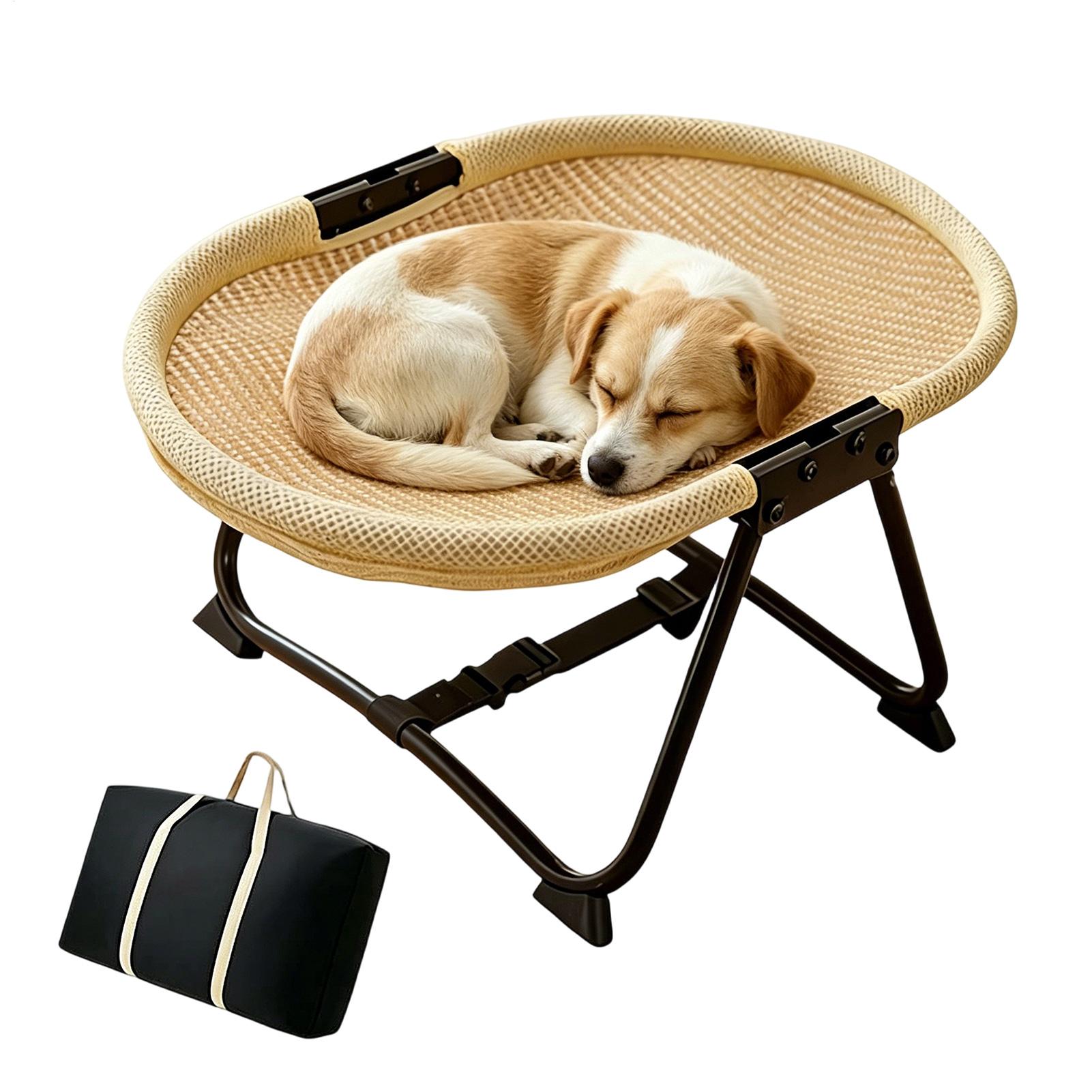 Outdoor Camping Dog Bed - Hundebett, faltbar, atmungsaktiv, für drinnen und