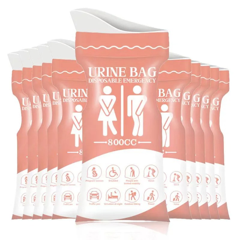 Bivvy Bag Emergency - 800ML Einweg-Urinbeutel für den Außenbereich, Unisex,