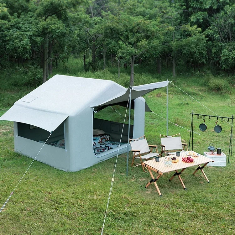 Outdoor Camping On Youtube - 3-4 Personen Schnell Aufbaubares Großes Aufblasbares
