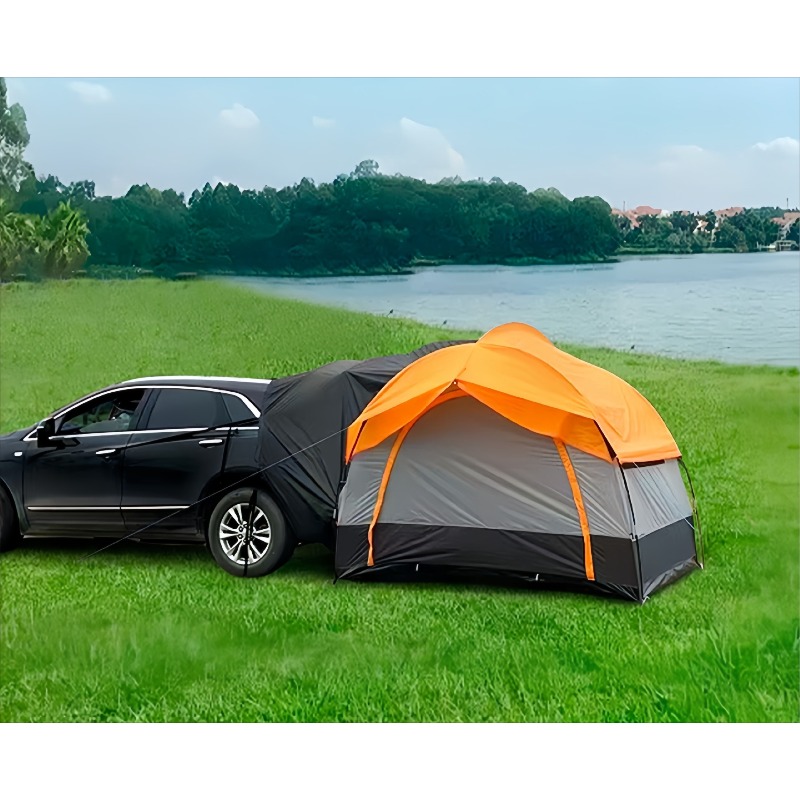 Outdoor Camping Car Tail Tent - Integriertes SUV-Heckzelt, Outdoor-Fahrzeug-Kofferraum-Markise, Sonnenschutz, wasserdichtes Auto-Heck-Campingzelt