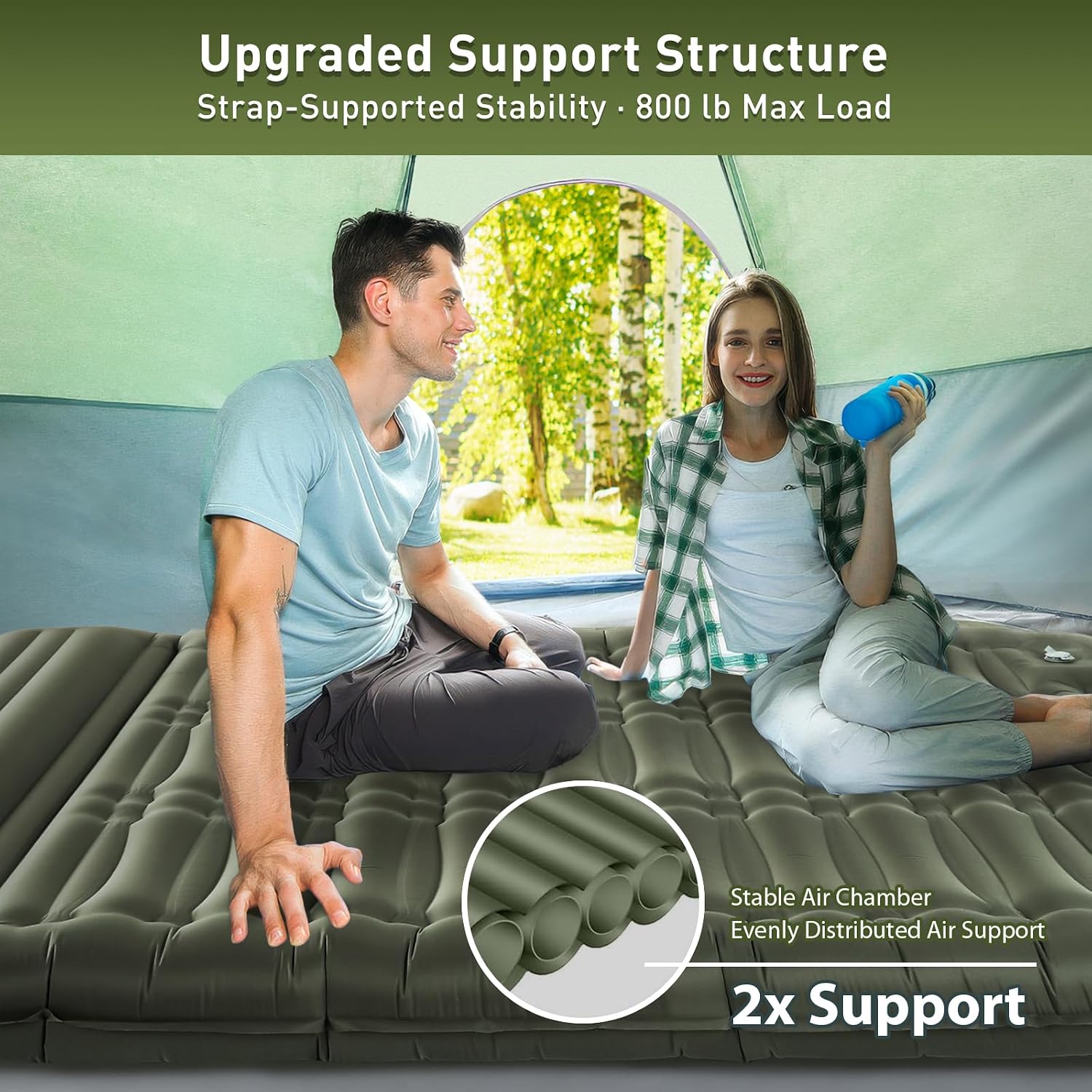 5,5 Zoll große, ultraleichte,  – Outdoor Camping Inflatable Tent Bewertung und Preis