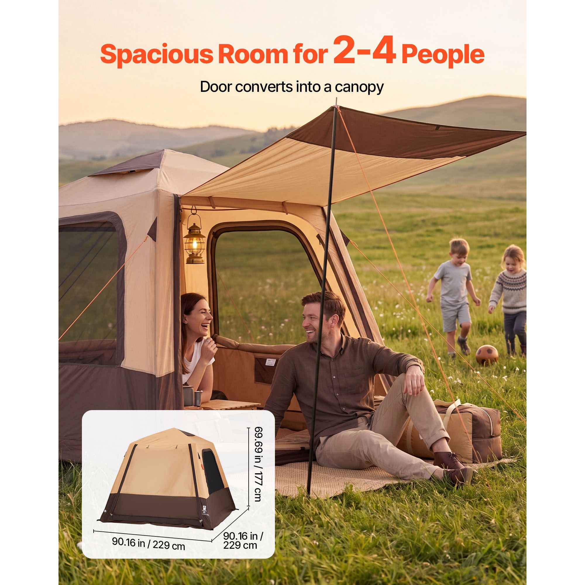 Campingzelt, 4-Personen Aufbla – Outdoor Camping On Youtube Bewertung und Preis