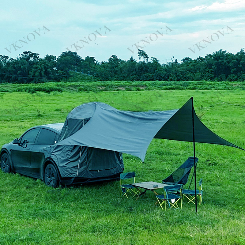 Für Tesla Model Y Camping Auto – Outdoor Camping Car Tail Tent Bewertung und Preis