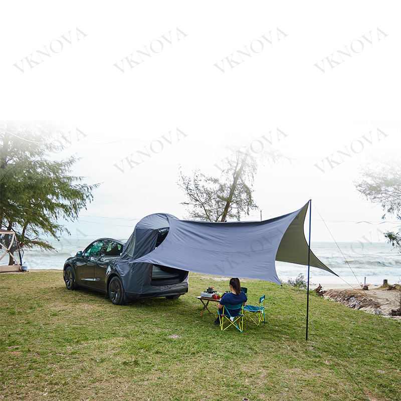 Für Tesla Model Y Camping Auto – Outdoor Camping Car Tail Tent Bewertung und Preis
