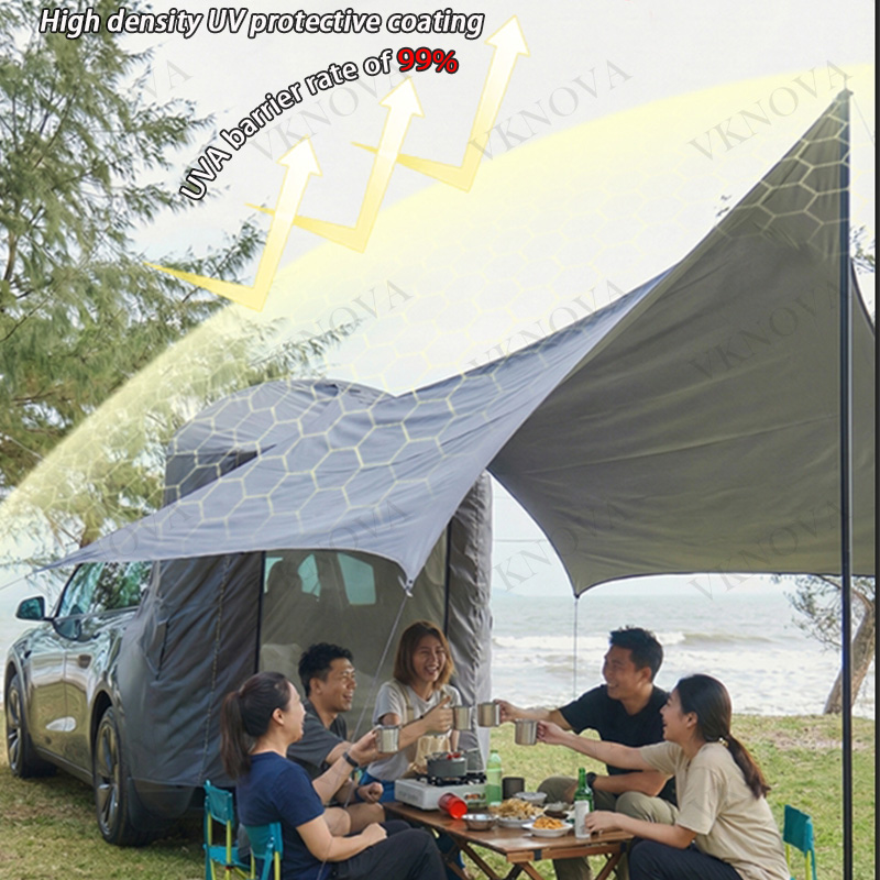 Für Tesla Model Y Camping Auto – Outdoor Camping Car Tail Tent Bewertung und Preis