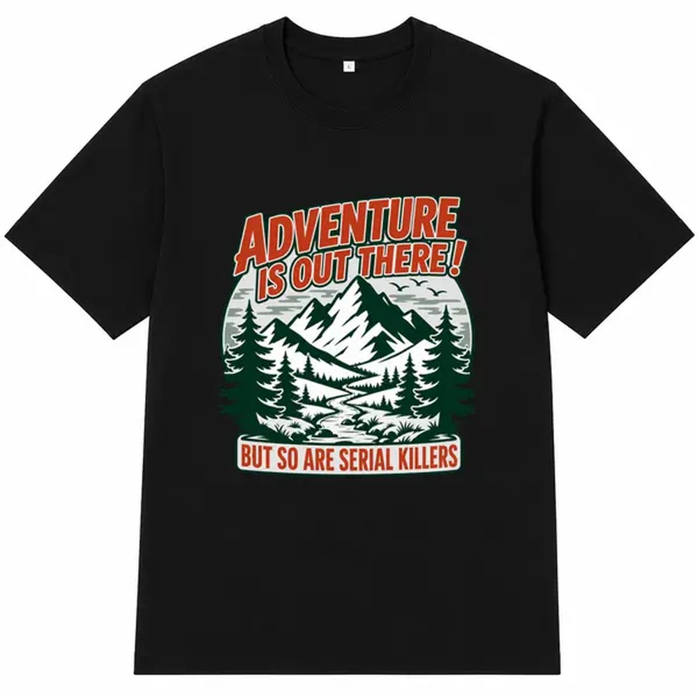 Outdoor Adventure Letter Print – Outdoor Camping Outfit Bewertung und Preis