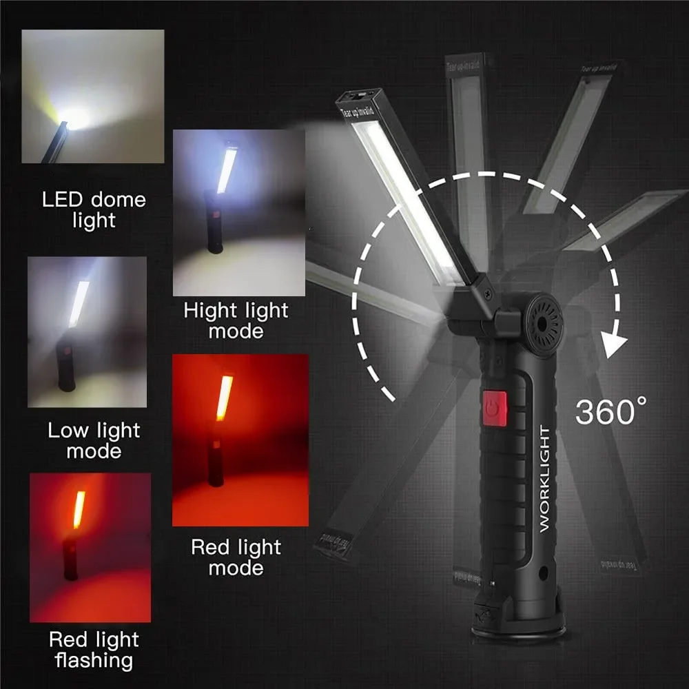 Tragbare COB-LED-Taschenlampe, – Camping Lantern Bewertung und Preis