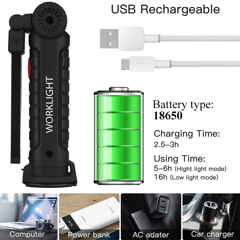 Tragbare COB-LED-Taschenlampe, – Camping Lantern Bewertung und Preis