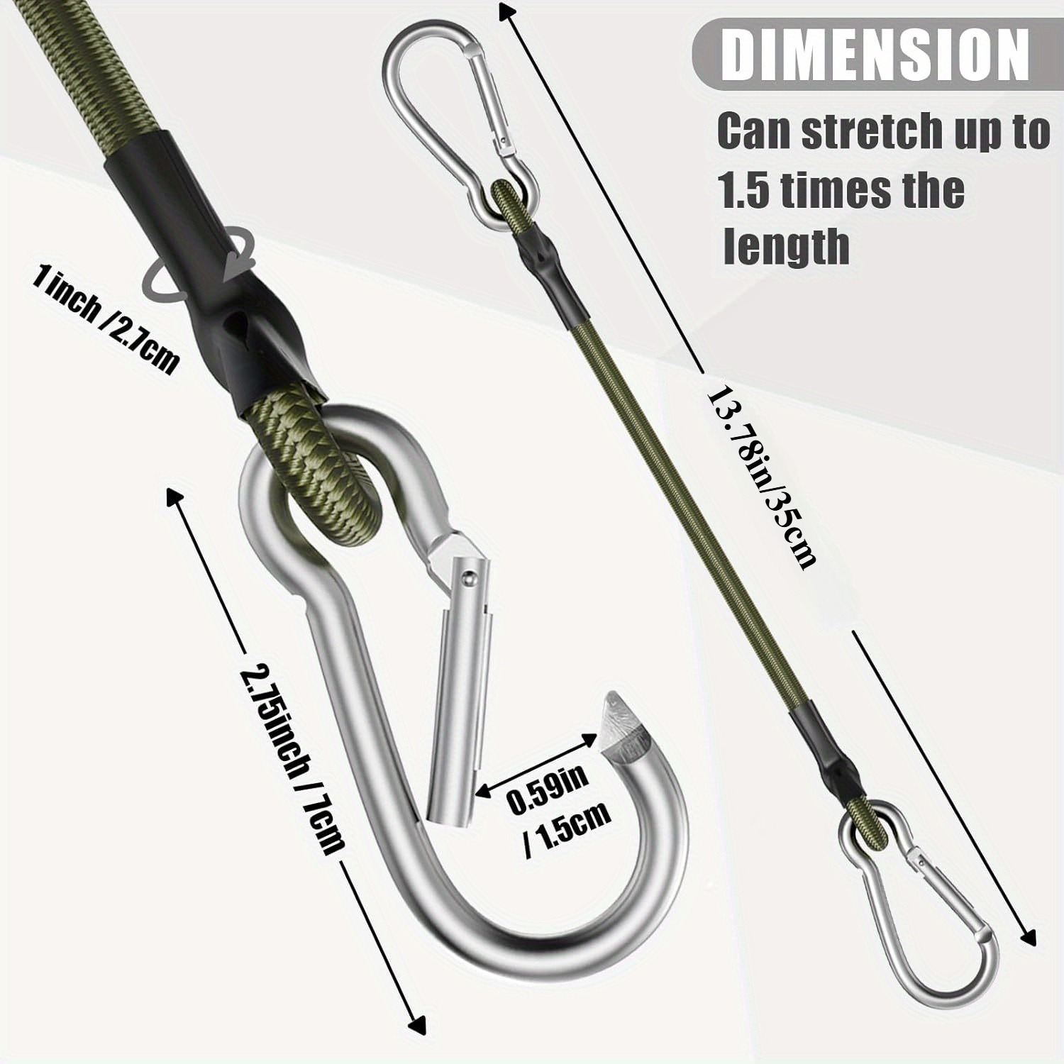 4 robuste Gummiriemen mit Meta – Outdoor Camping Equipment Bewertung und Preis