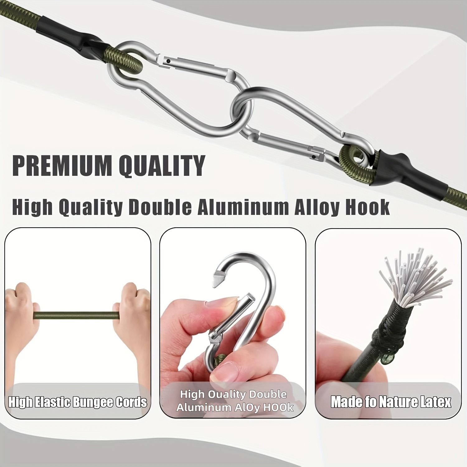 4 robuste Gummiriemen mit Meta – Outdoor Camping Equipment Bewertung und Preis