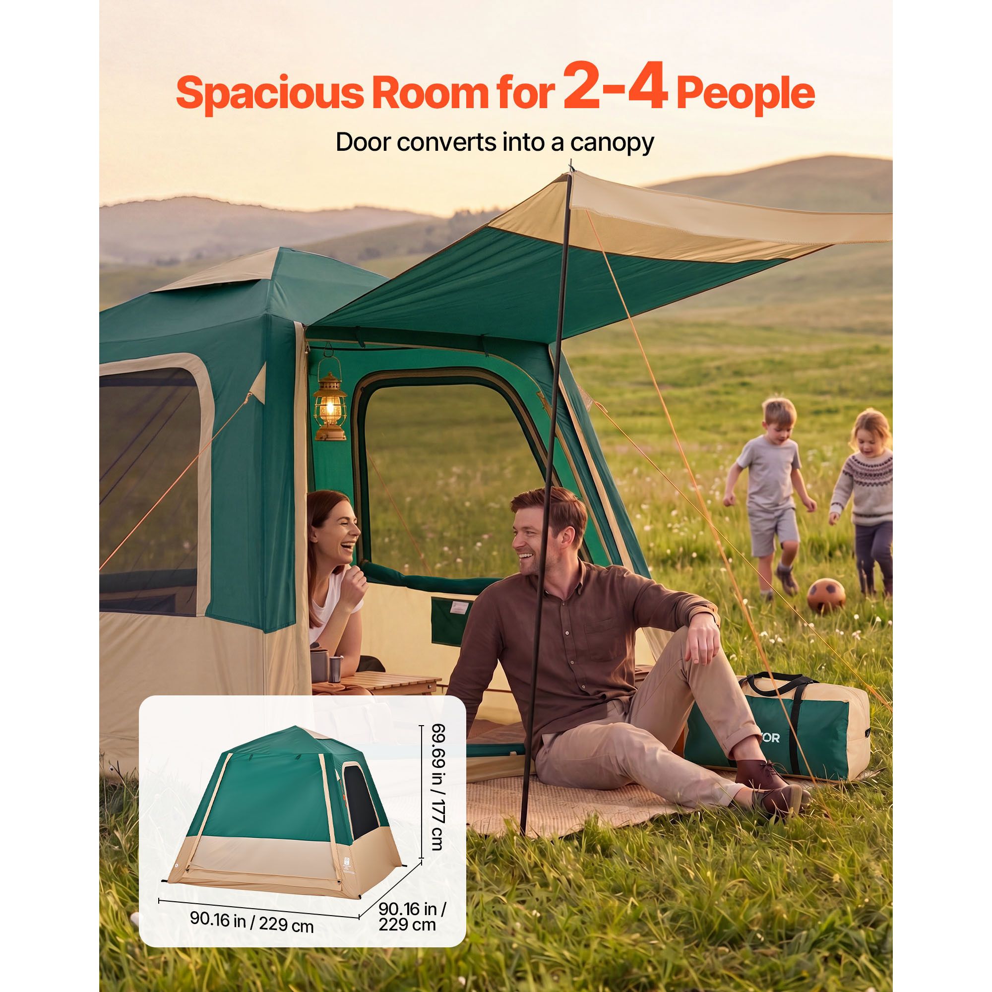 Campingzelt, 4-Personen Aufbla – Outdoor Camping On Youtube Bewertung und Preis