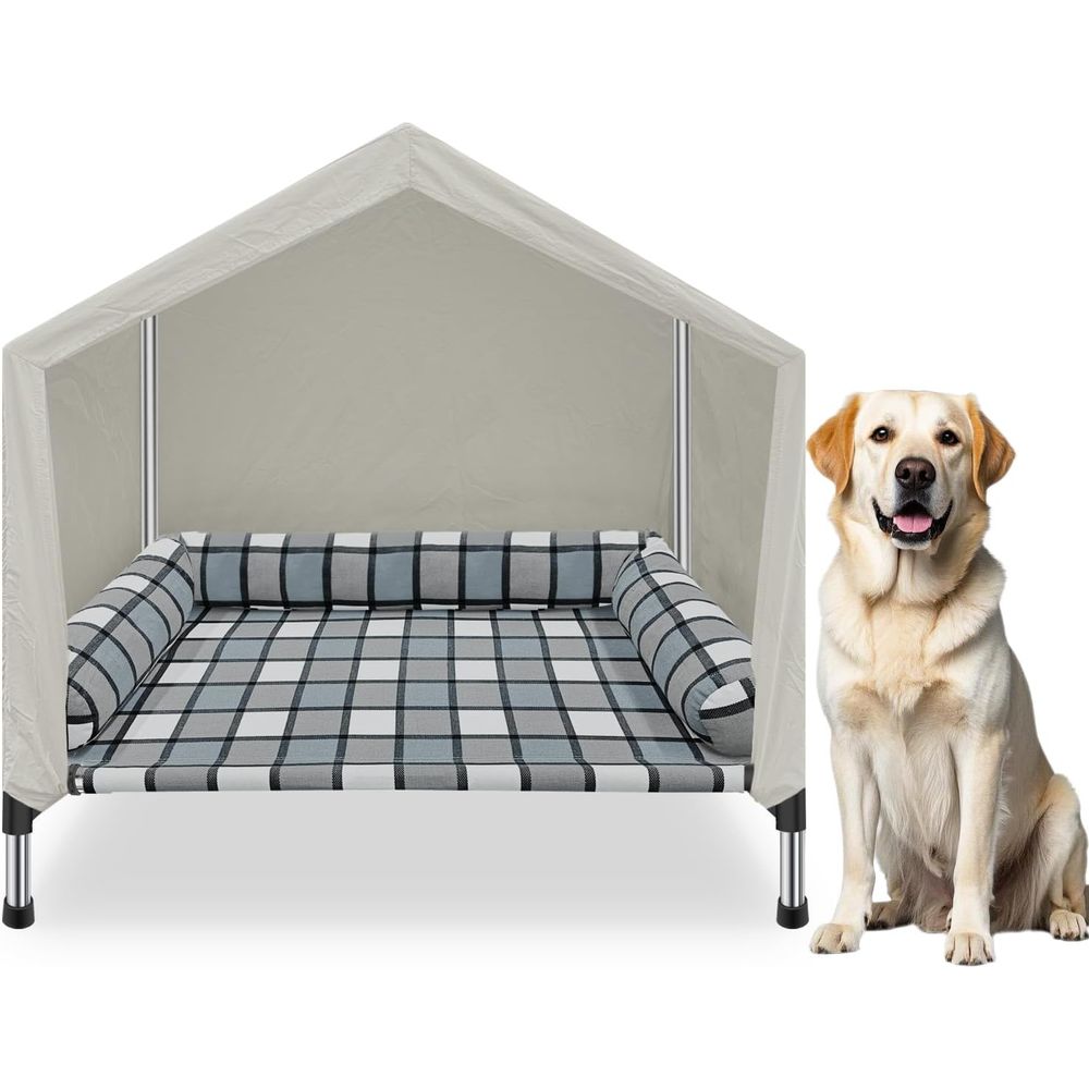 Erhöhtes Hundebett - 2-in-1 In – Outdoor Camping Dog Bed Bewertung und Preis