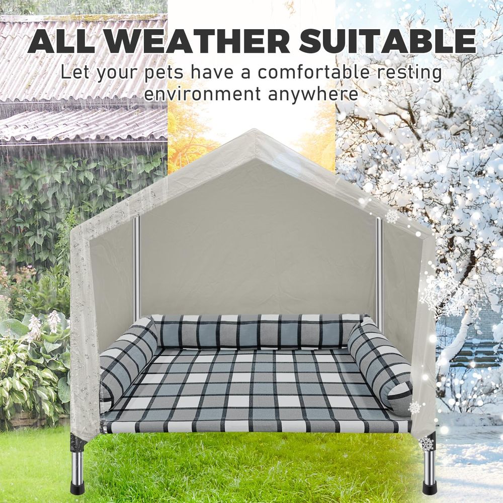 Erhöhtes Hundebett - 2-in-1 In – Outdoor Camping Dog Bed Bewertung und Preis