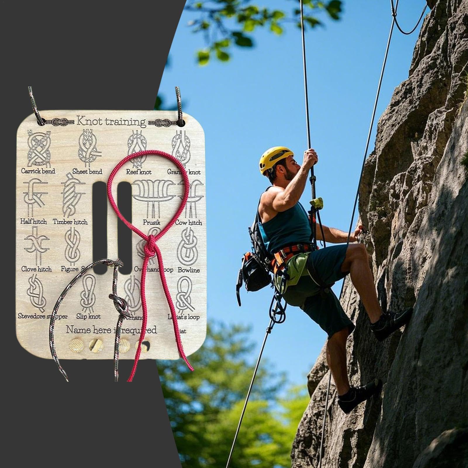 Kreatives Knotenbinden-Übungsb – Outdoor Camping Ideas Bewertung und Preis