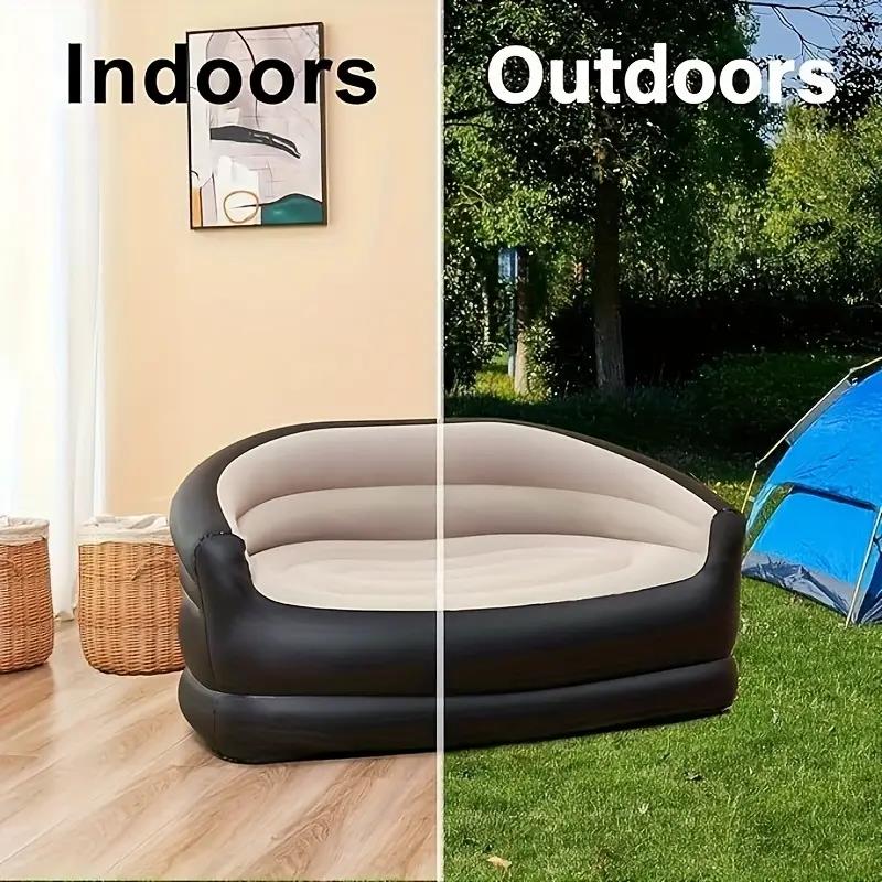Tragbares aufblasbares Bett fü – Bed Outdoor Camping Bewertung und Preis