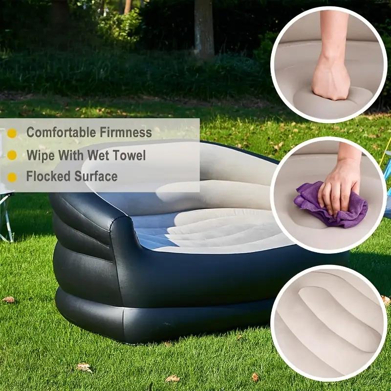 Tragbares aufblasbares Bett fü – Bed Outdoor Camping Bewertung und Preis