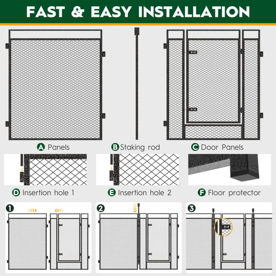 Hunde-Laufstall mit Sicherheit – Outdoor Camping Dog Kennel Bewertung und Preis