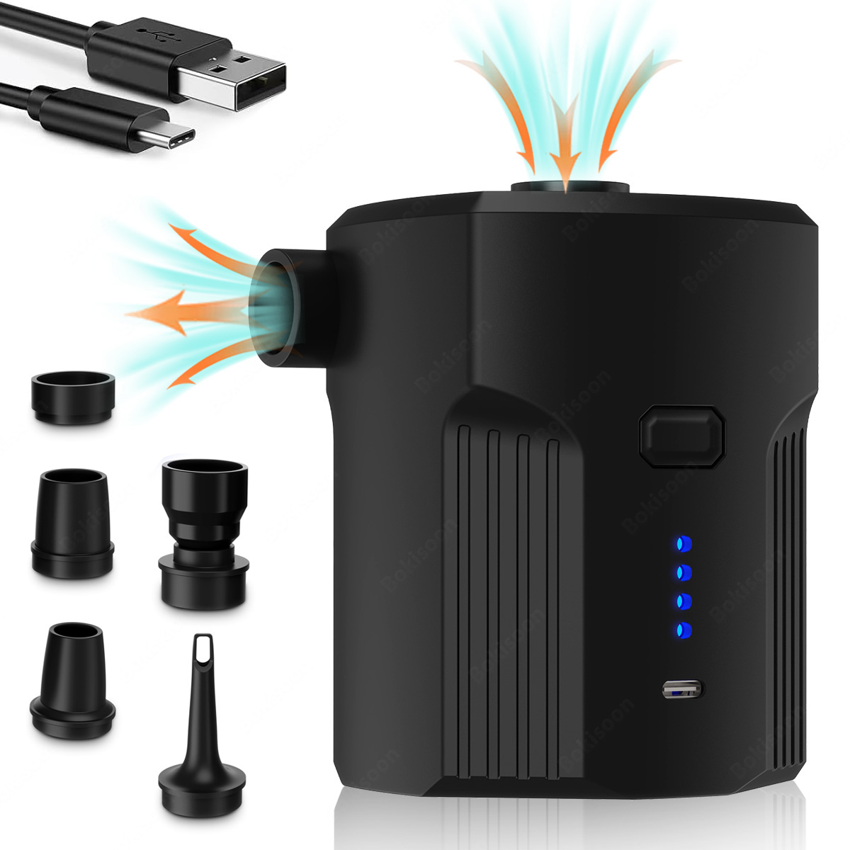 Tragbare elektrische Luftpumpe – Bed Outdoor Camping Bewertung und Preis