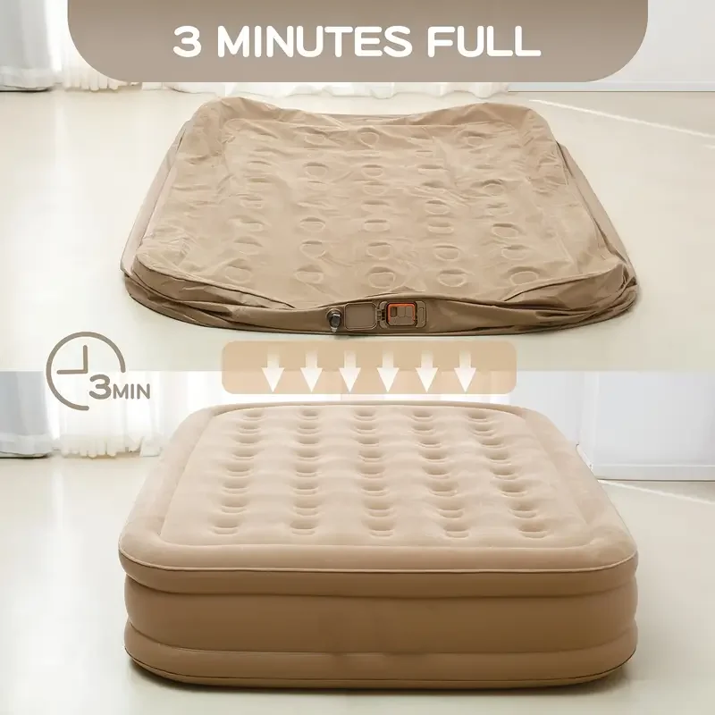 Luxuriöse aufblasbare PVC-Luft – Bed Outdoor Camping Bewertung und Preis